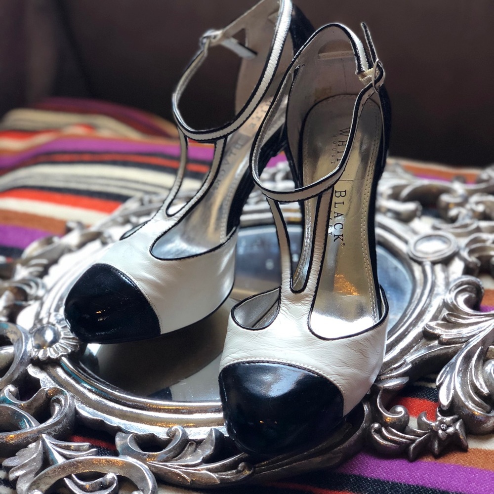 Black & white shoes from White House Black Market